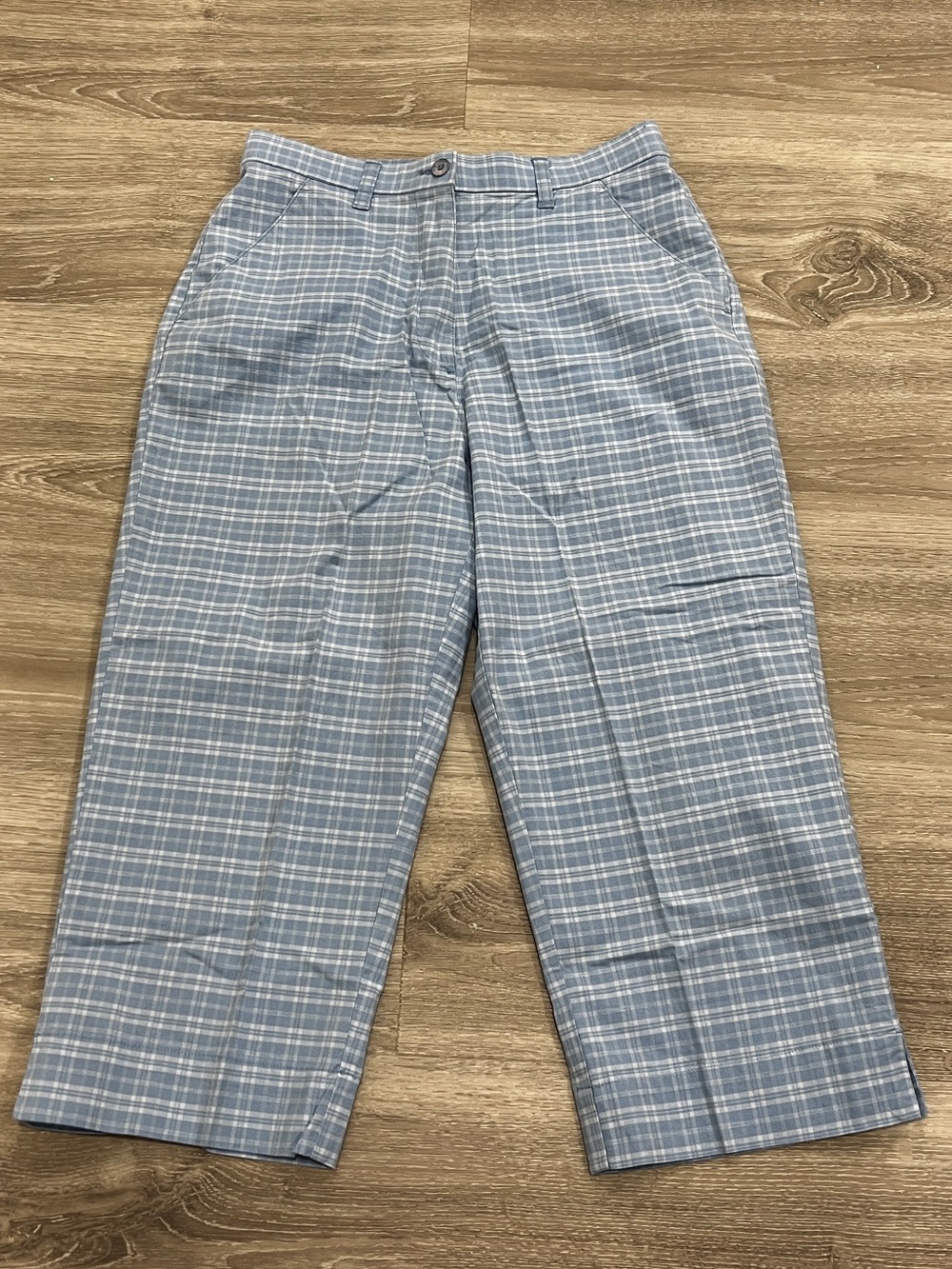 Northern Reflections Light Blue Plaid Chinos
